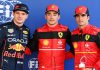 Max Verstappen, Charles Leclerc, Carlos Sainz