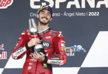 Баньяя выиграл странную гонку в Хересе Francesco Bagnaia
