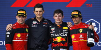 Charles Leclerc, Max Verstappen, Carlos Sainz