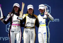 Чэдвик одержала победу на драматическом последнем круге Marta Garcia, Jamie Chadwick, Jessica Hawkins