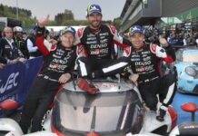 Яркая дождевая гонка в Спа принесла победу Toyota Mike Conway, Jose Maria Lopez, Kamui Kobayashi