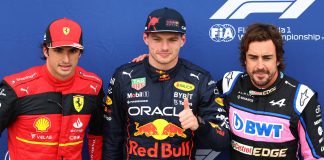 Carlos Sainz, Max Verstappen, Fernando Alonso