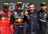 Carlos Sainz, Max Verstappen, Lewis Hamilton