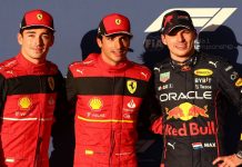 Charles Leclerc, Carlos Sainz, Max Verstappen