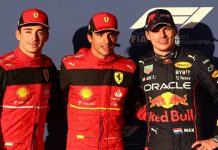 США-2022: Сайнс обогнал Леклера с Ферстаппеном и завоевал поул Charles Leclerc, Carlos Sainz, Max Verstappen
