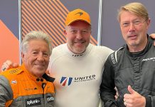 Mario Andretti, Zak Brown, Mika Hakkinen
