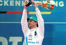 Ауэр выиграл первую гонку, отмеченную красным флагом Lucas Auer