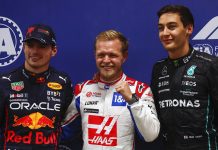 Сан Паулу-2022: Магнуссен и Haas завоевали сенсационный поул Max Verstappen, Kevin Magnussen, George Russell