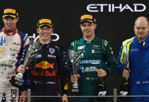 Субботний спринт выиграл Лиам Лоусон Richard Verschoor, Liam Lawson, Felipe Drugovich