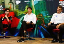 Команды обсуждают организацию зимнего перерыва Mattia Binotto, Toto Wolff, Guenther Steiner