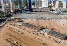 В Лас Вегасе началось строительство комплекса боксов Las Vegas Grand Prix