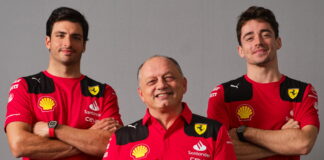 Carlos Sainz, Frederic Vasseur, Charles Leclerc