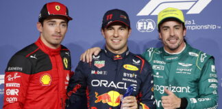 Charles Leclerc, Sergio Perez, Fernando Alonso