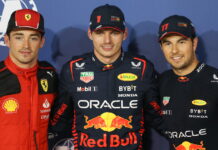 Бахрейн-2023: Первый поул сезона у Ферстаппена Charles Leclerc, Max Verstappen, Sergio Perez