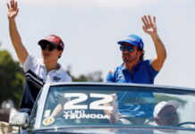 Yuki Tsunoda, Fernando Alonso