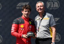 Азербайджан-2023: Леклер попал в аварию, но выиграл Sprint Shootout Charles Leclerc, Mario Isola