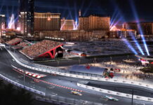 В Лас-Вегасе начинают возводить трибуны для Гран При Las Vegas Grand Prix
