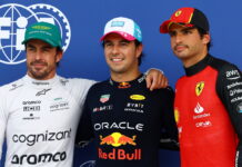 Майами-2023: Авария Леклера принесла Пересу поул в Майами Fernando Alonso, Sergio Perez, Carlos Sainz
