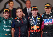 Монако-2023: Ферстаппен победил, несмотря на капризы погоды Fernando Alonso, Pierre Wache, Max Verstappen, Esteban Ocon