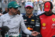 Алонсо: Ferrari работает менее стабильно, чем в моё время Fernando Alonso, Sergio Perez, Carlos Sainz