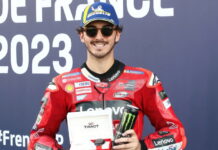Баньяя выиграл квалификацию в заключительной попытке Francesco Bagnaia