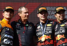 Венгрия-2023: Ферстаппен принес Red Bull историческую победу Lando Norris, Paul Monaghan, Max Verstappen, Sergio Perez