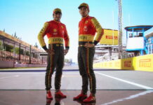 В Ferrari представили раскраску комбинезонов для Монцы Carlos Sainz, Charles Leclerc
