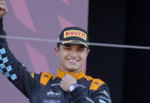 Ландо Норрис отправился в Лапландию кататься на лыжах Lando Norris