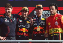 Италия-2023: Ферстаппен побил рекорд Феттеля, одержав 10 побед подряд Sergio Perez, Max Verstappen, Carlos Sainz