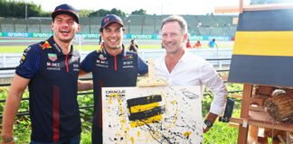 Max Verstappen, Sergio Perez, Christian Horner
