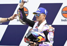 Мартин выиграл спринт в Индии, Маркес поднялся на подиум Jorge Martin