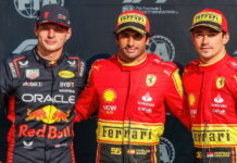 Max Verstappen, Carlos Sainz, Charles Leclerc