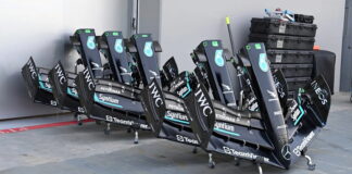 Mercedes F1 W14 nose wings