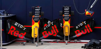 Spare wings for the RB19