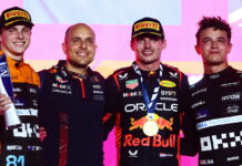 Катар-2023: Макс опередил пилотов McLaren, Хэмилтон врезался в Расселла Oscar Piastri, Gianpiero Lambiase, Max Verstappen, Lando Norris