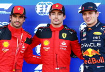 Мехико-2023: Леклер и Сайнс принесли Ferrari первый стартовый ряд Carlos Sainz, Charles Leclerc, Max Verstappen