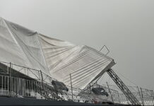 Во время обрушения крыши никто не пострадал Brazilian Grand Prix