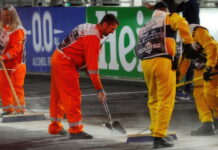 Сайнс: Масло на стартовом поле – это неприемлемо Las Vegas Grand Prix
