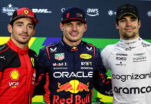 Сан Паулу-2023: Ферстаппен выиграл 11-й поул в сезоне Charles Leclerc, Max Verstappen, Lance Stroll