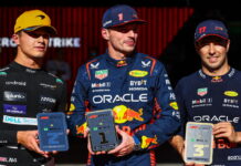 Сан Паулу-2023: Ферстаппен на старте обогнал Норриса и выиграл спринт Lando Norris, Max Verstappen,Sergio Perez