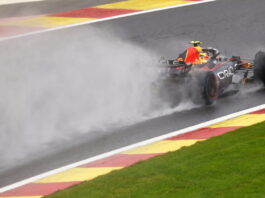Sergio Perez, rain