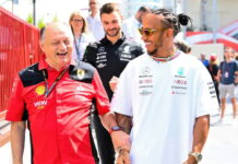 У Хэмилтона дружеские отношения с руководством Ferrari Frederic Vasseur, Lewis Hamilton