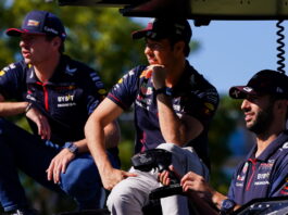 Max Verstappen, Sergio Perez, Daniel Ricciardo
