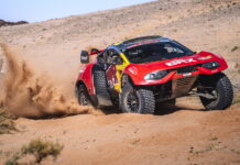 Дакар-2024: Лёб сократил оставание, но Сайнс остаётся впереди Dakar-2024, Sebastien Loeb, Bahrain Raid Xtreme, BRX Prodrive Hunter