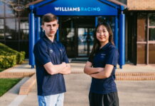 Гоночная академия Williams пополнилась двумя участниками Alessandro Giusti, Sara Matsui
