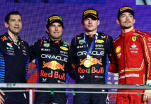 Саудовская Аравия-2024: У Макса 9-я подряд победа и 100-й подиум Jerome Lafarge, Sergio Perez, Max Verstappen, Charles Leclerc