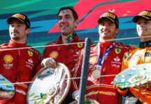 Австралия-2024: Карлос Сайнс выиграл, Ferrari оформила дубль, а Ферстаппен сошел Charles Leclerc, Matteo Togninalli, Carlos Sainz, Lando Norris