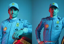 В Ferrari показали раскраску комбинезонов для Майами Carlos Sainz, Charles Leclerc