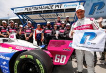 Розенквист выиграл первый поул для своей команды Felix Rosenqvist