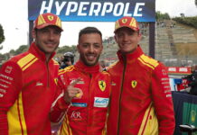 Ferrari завоевала первые три места в квалификации Miguel Molina, Antonio Fuoco, Nicklas Nielsen